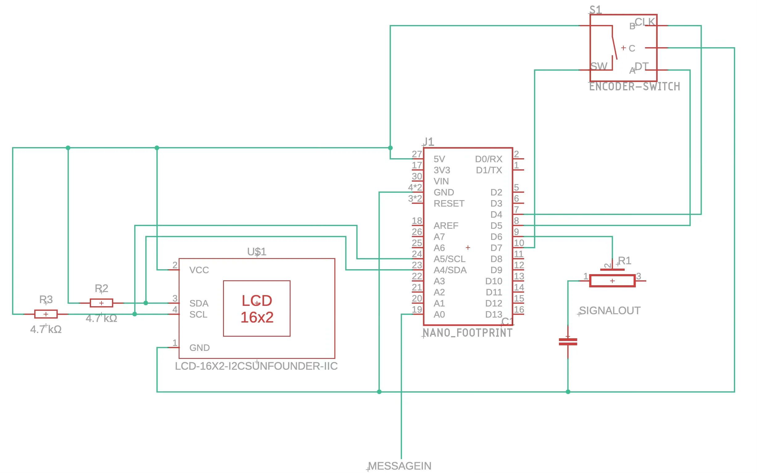Circuit schematic of the AM/FM modulator